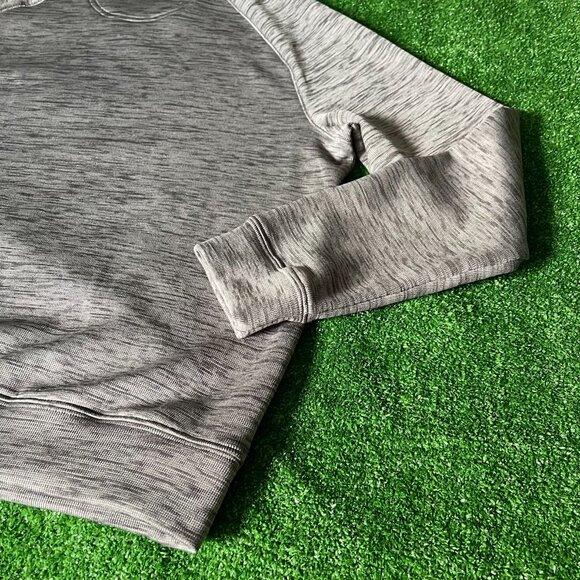 Greg Norman Long Raglan Sleeve Crew Neck Golf Slubbed Fleece Sweatshirt Size M - Picture 8 of 11